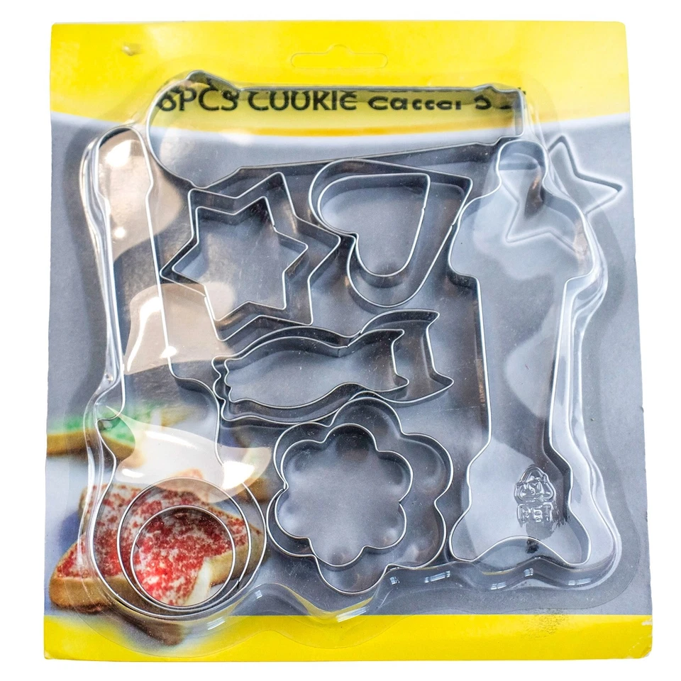 Juego de 13 cortadores para pastelería, corte de galletas de pan corto, hechos de acero inoxidable Foto 2 de 4