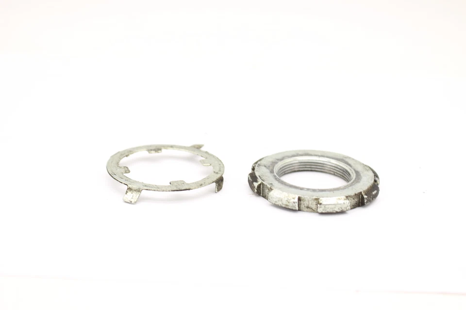 2004 HONDA CBR1000RR FORKS CLAMP LOWER TRIPLE TREE STEM UPPER NUT SET 90302-425- - Image 2 of 4