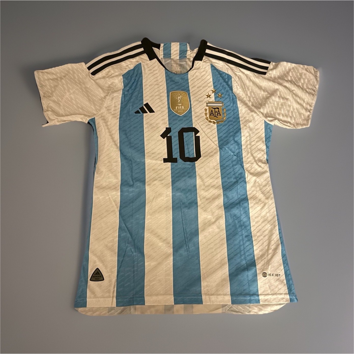 adidas Messi World Cup 3 star 2022 men’s XL argentina Jersey