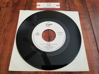 Blur - M.O.R. / Look Inside America - 7'' Jukebox 45 Vinyl Record - With Tag