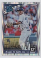 2018 Donruss Optic Rated Shock Prizm Miguel Andujar (New York) #31 Rookie RC 0d4