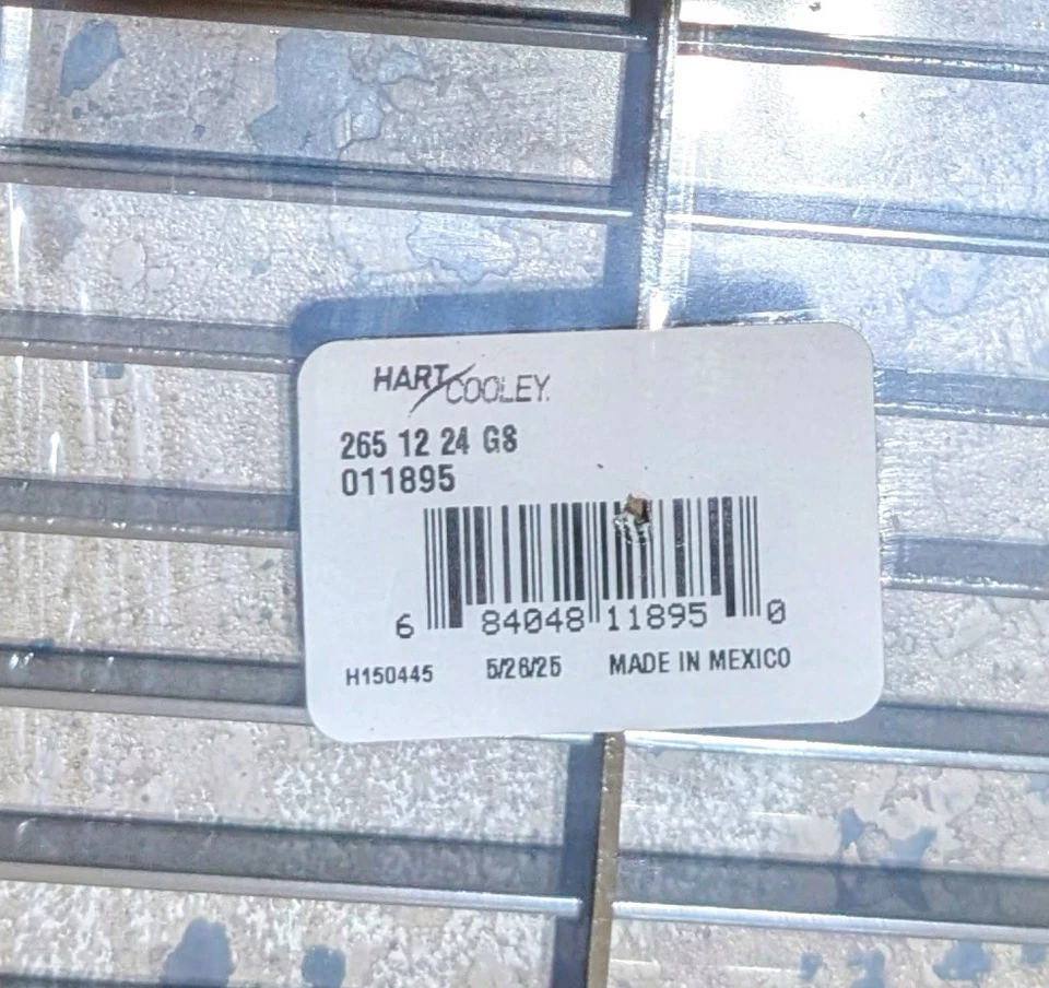 Rejilla de piso de aire de retorno de alta resistencia Hart & Cooley 011895 12"x24" Foto 2 de 2