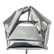 J.W.Anderson/JWAnderson Twister handbag S - Silver Leather Handbag