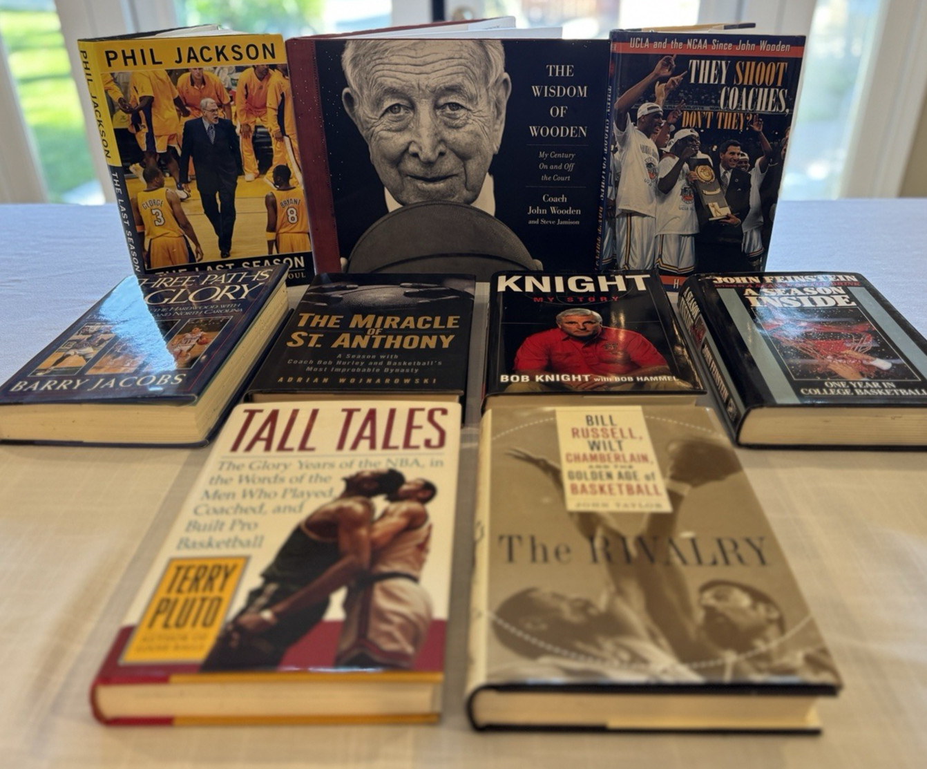 Vintage Basketball Coaching &Amp; Nba History Book Lot | John Wooden | Bob Knight