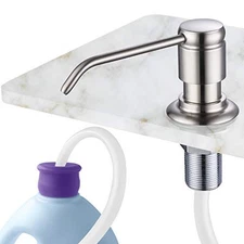 Gagalife Soap Dispenser For Kitchen Sink (Brushed Nickel) And Extensio