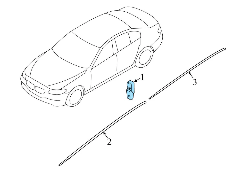 BMW 535D 2014-2016 - Módulo de luz LED interior 9213415 Foto 3 de 4