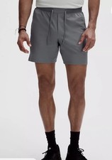 New Lululemon License to Train Linerless Short 7" Inch Shorts Solar Grey- Medium