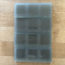 Official Genuine OEM Nintendo DS 3-in-1 Game Cartridge Case Gray - Lot of 4