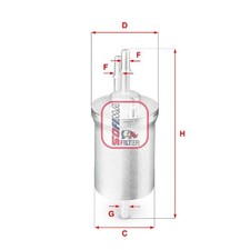 Kraftstofffilter für Skoda Rapid NH3 NH1 Roomster 5J7 5J Superb 2 3T4 id74104