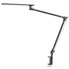 LED Desk Lamp, Architect Task Lamp, Metal Swing Arm Dimmable Drafting Table L...