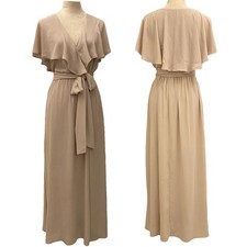 SHOW ME YOUR MUMU Dress Sophia Wrap Dusty Blush Crisp Pink Size Small Bridesmaid