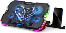 Upgrade Laptop Cooling Pad A13,RGB Lights Laptop Cooler 6 Fans for up to 15.6 In