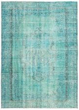 Traditional Vintage Hand-Knotted Oriental Carpet 6'2" x 8'10" Wool Area Rug