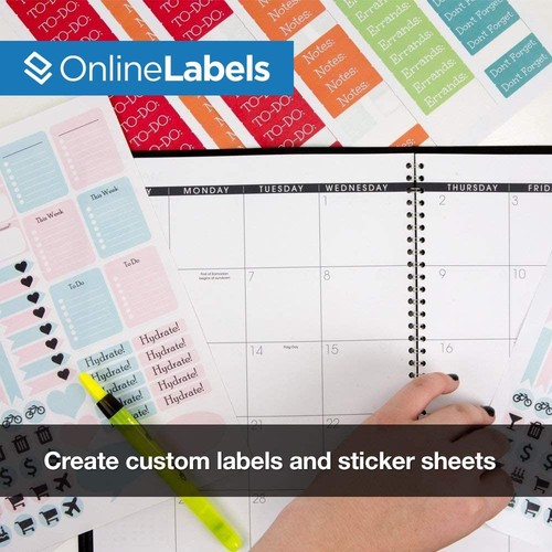 Sticker Paper, 250 Sheets, White Matte, 8.5" x 11" Full Sheet Label, Works wi... - Picture 6 of 6