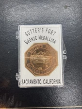 Sutter's Fort Sacramento CA. Coin California State Parks Coin Medallion