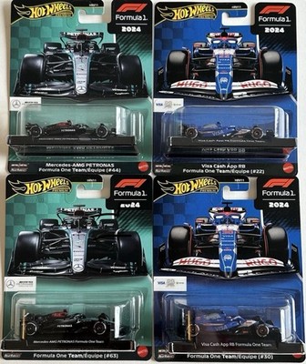 2025 HOT WHEELS PREMIUM F1 MIX 3 FULL SET OF 4