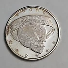 1992 America’s 500th Anniversary Quin Centenary 1 Troy Oz .999 Fine Silver Round