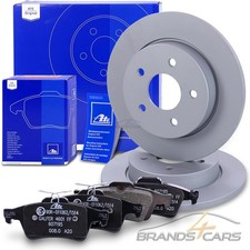 ATE BREMSSCHEIBEN VOLL Ø265 + BELÄGE HINTEN FÜR FORD C-MAX 1 1.6 + 1.8 07-10