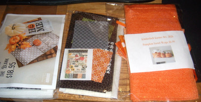 3 KIMBER BELL FILL IN THE BLANKS HALLOWEEN  QUILTING / KNIT