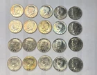 Roll of 20 1968-D Kennedy Half dollars 40% silver