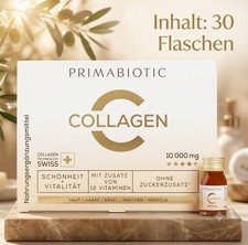 Primabiotic Collagen Kollagen 30 Flaschen 30ml Hoher Kollagengehalt 10000mg …
