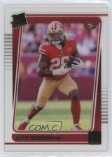 2021 Panini Clearly Donruss Rated Rookie Trey Sermon #79 07rd