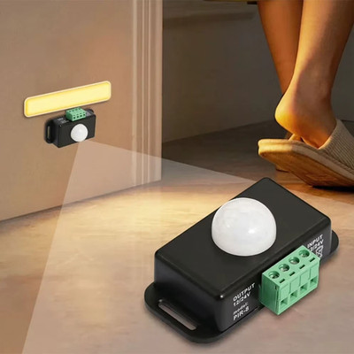 DC 12V-24V 8A Infrared PIR Motion Sensor Switch For 3528 5050 LED String Lights