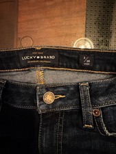 Lucky Brand Blue Medium Wash Low-Rise Charlie Skinny Denim Jeans Women's 2/26