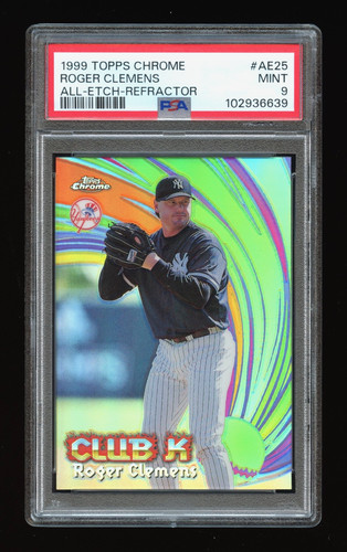 1999 Roger Clemens [Refractor] #AE25
