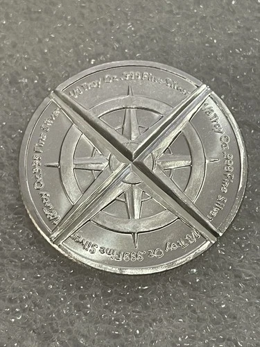 Walking Liberty/Divisible Prepper- 1/2 Troy Oz .999 Fine Silver Round