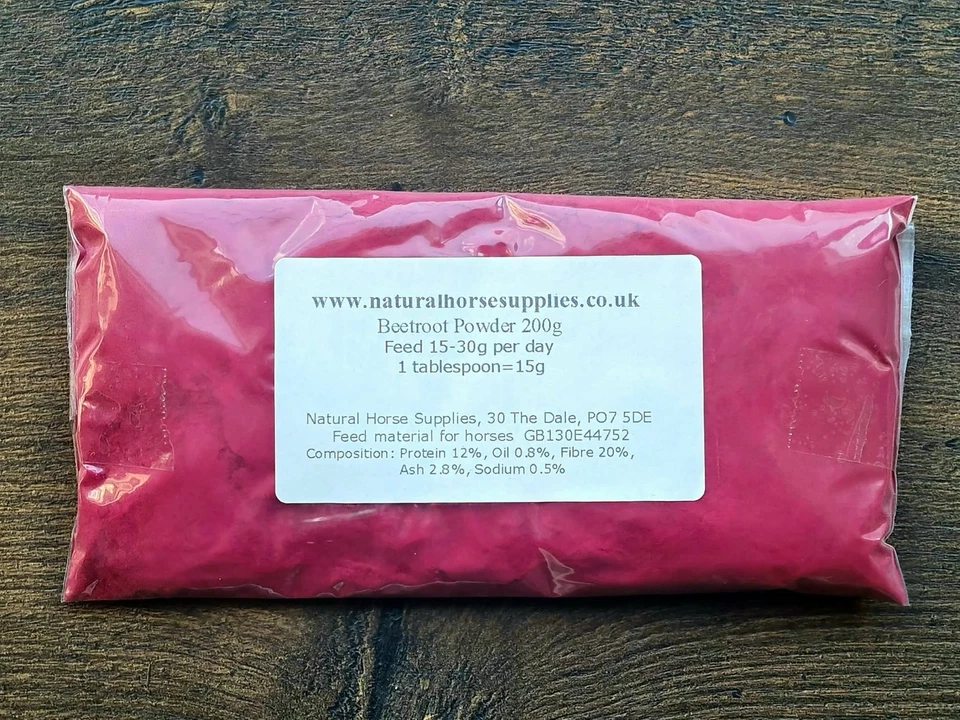 Beetroot Powder 200g - Water Buffet fussy eaters vitamins stamina horse equine - Image 1 of 1