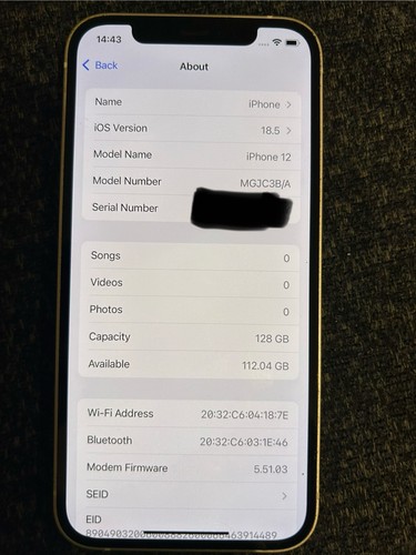 iPhone 12 128GB White Silver Unlocked vgc - Zdjęcie 7 z 9