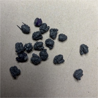 Games Workshop Warhammer 40K Space Marine Phobos head lot 