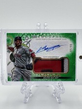 Topps 2022 Inception Rafael Devers Autograph Patch /99 Boston Red Sox MLB Card