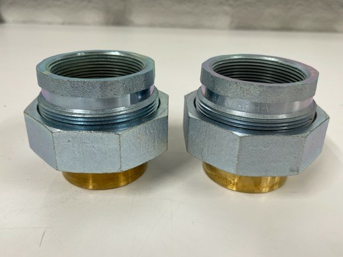LOT OF 2 Watt 2" Lead Free Female Iron Pipe Thread Copper Solder Joint LF3001A 2