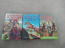 3x Timeform Chasers & Hurdlers 00-03 Horse Racing Form Books Bundle Horse Racing