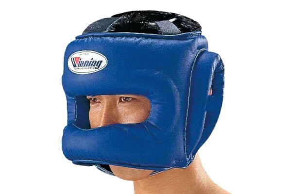 Winning FG-5000 Boxing Head gear Full Face Type Red/Black Winning FG-5000 Boxing Head gear Full Face Type Red/Black
