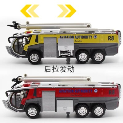 Tiado Air port Crash truck Diecast Car Aviation Authority Fire Car R8 1:32 Scale