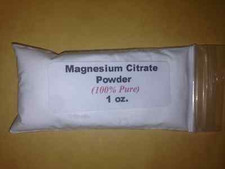 1 oz. Magnesium Citrate Powder   100 Pure 