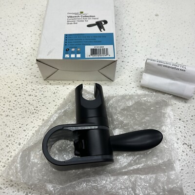 Kingston Brass K1014A0 Complement Shower Bracket for 1-1/4'' O.D Bar, Matte Black