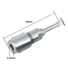 1/4-1/2'' Diameter Shank Router Collet Extension Chuck Holder Adapter 80*6.35mm