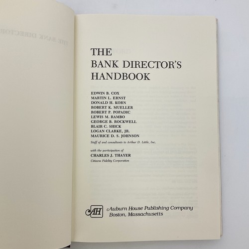 The Bank Director's Handbook 1981 Hardcover Book DIY Projects Kids Activities - Picture 8 of 23