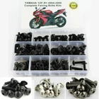 Steel Fairing Bolts Bodywork Fastener Kit Fit For 2004-2006 Yamaha YZF-R1 Black