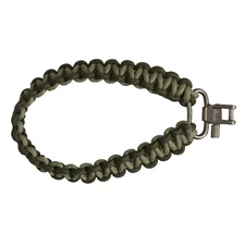 Avery Detachable Braided Gun Loop Rifle Sling with Sling Swivel Paracord BK/GR