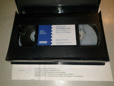 DIGITAL DEC Learning about Digital Database Tools - VHS-Film 1992