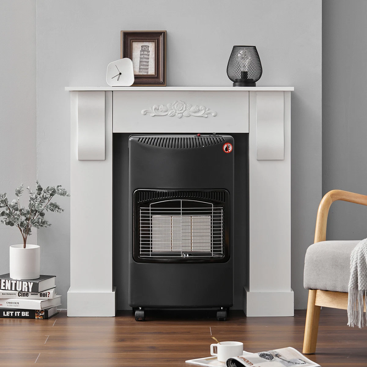 Portable Calor Gas Heater Free Standing Heating Cabinet Ceramic Piezo Butane  UK | eBay