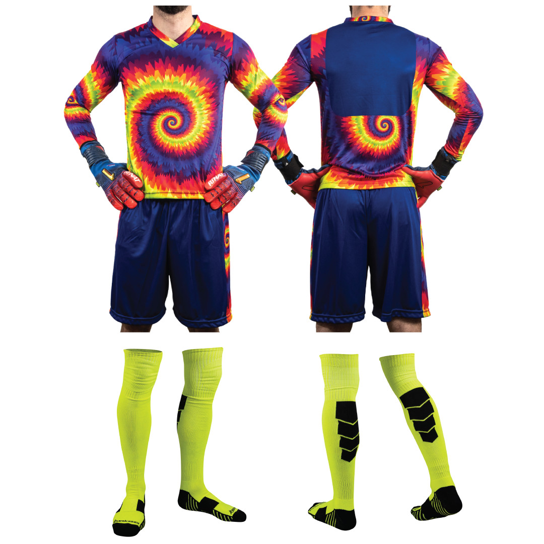 ⚽️Twister III LS (Tie Dye) Goalkeeper Kit by Geko⚽️
