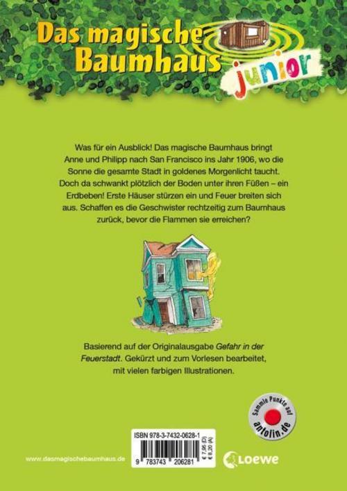 Thumbnail - Das Magische Baumhaus Junior (band 22) - Flucht Vor Dem Erdbeben Mary