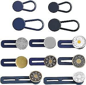 12PCS Button Extenders for Jeans, Pants Button Extender - Instant Waistband - Picture 1 of 8