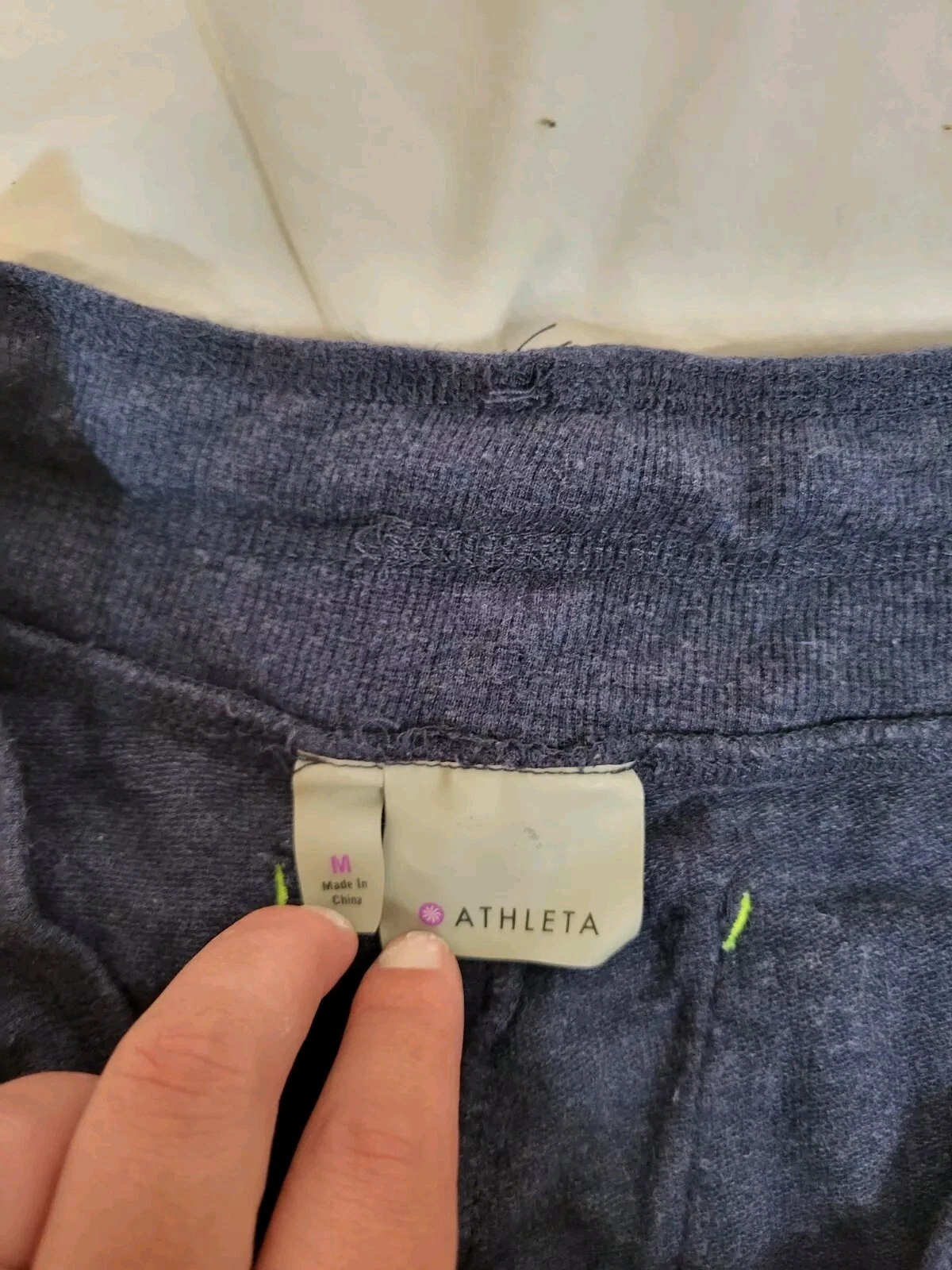 athleta medium retroterry mid rise jogger sweatpants